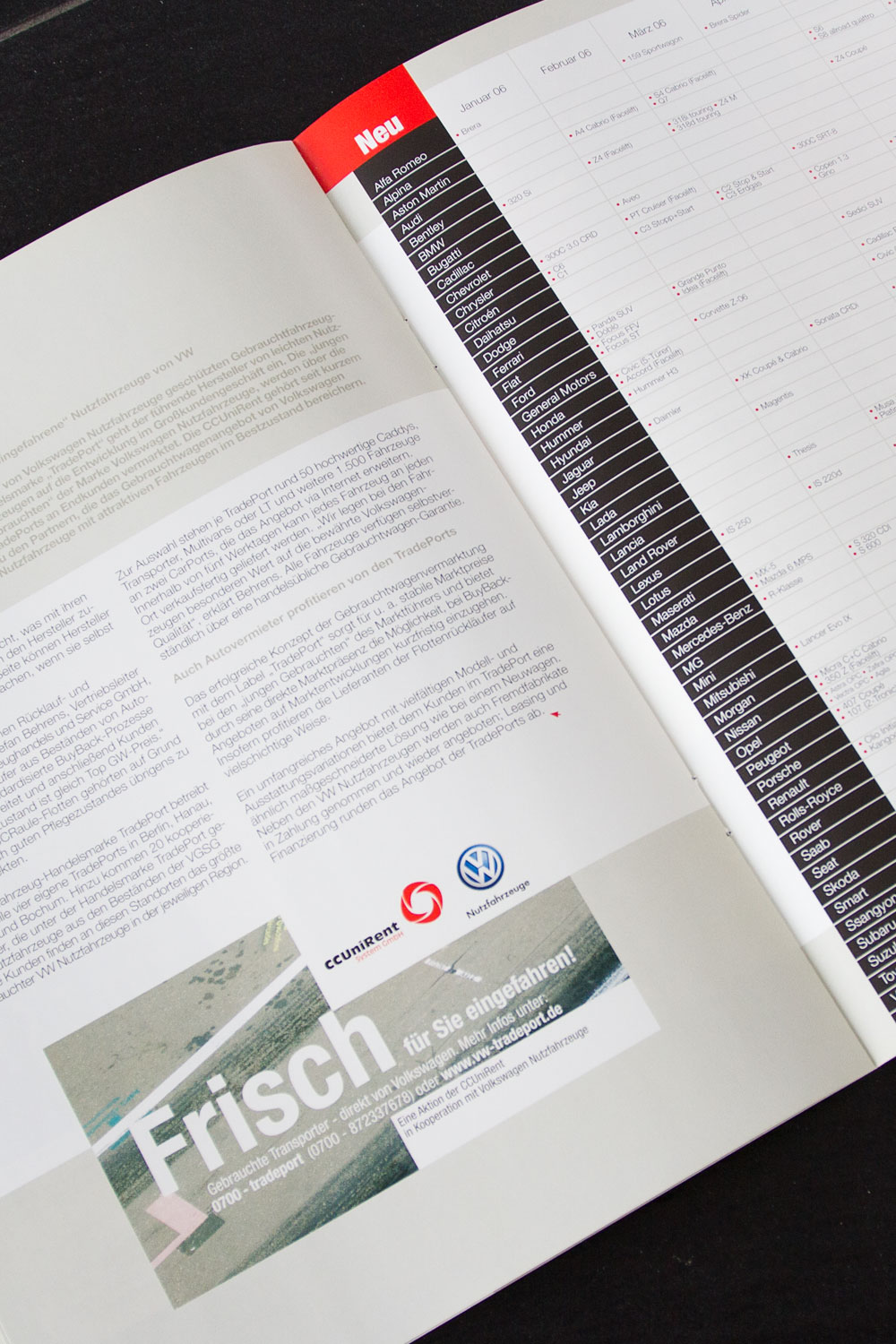 Innenansicht Editorial Design Print