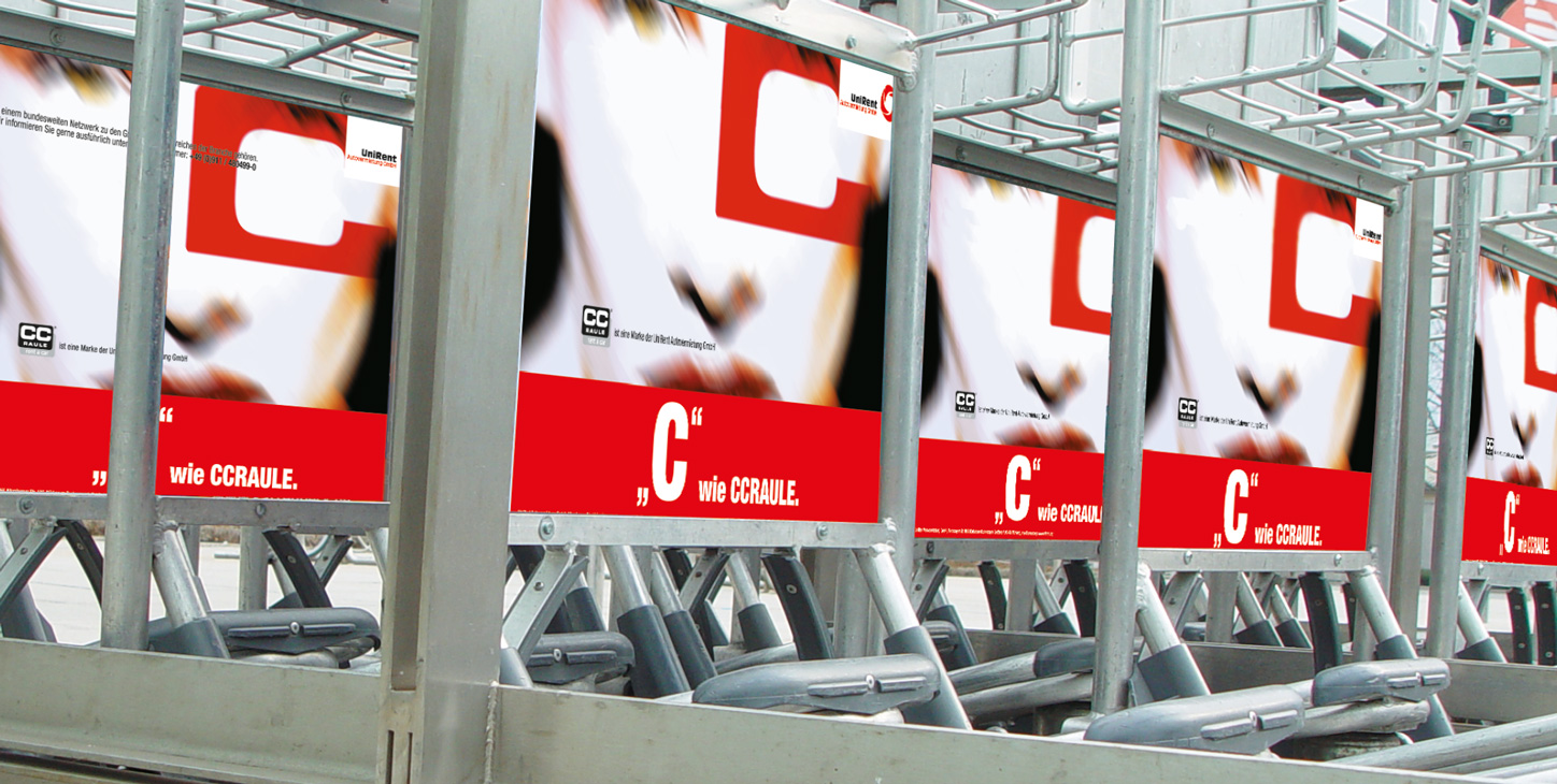 Kampagne Gepäck Display Flughafen Nürnberg