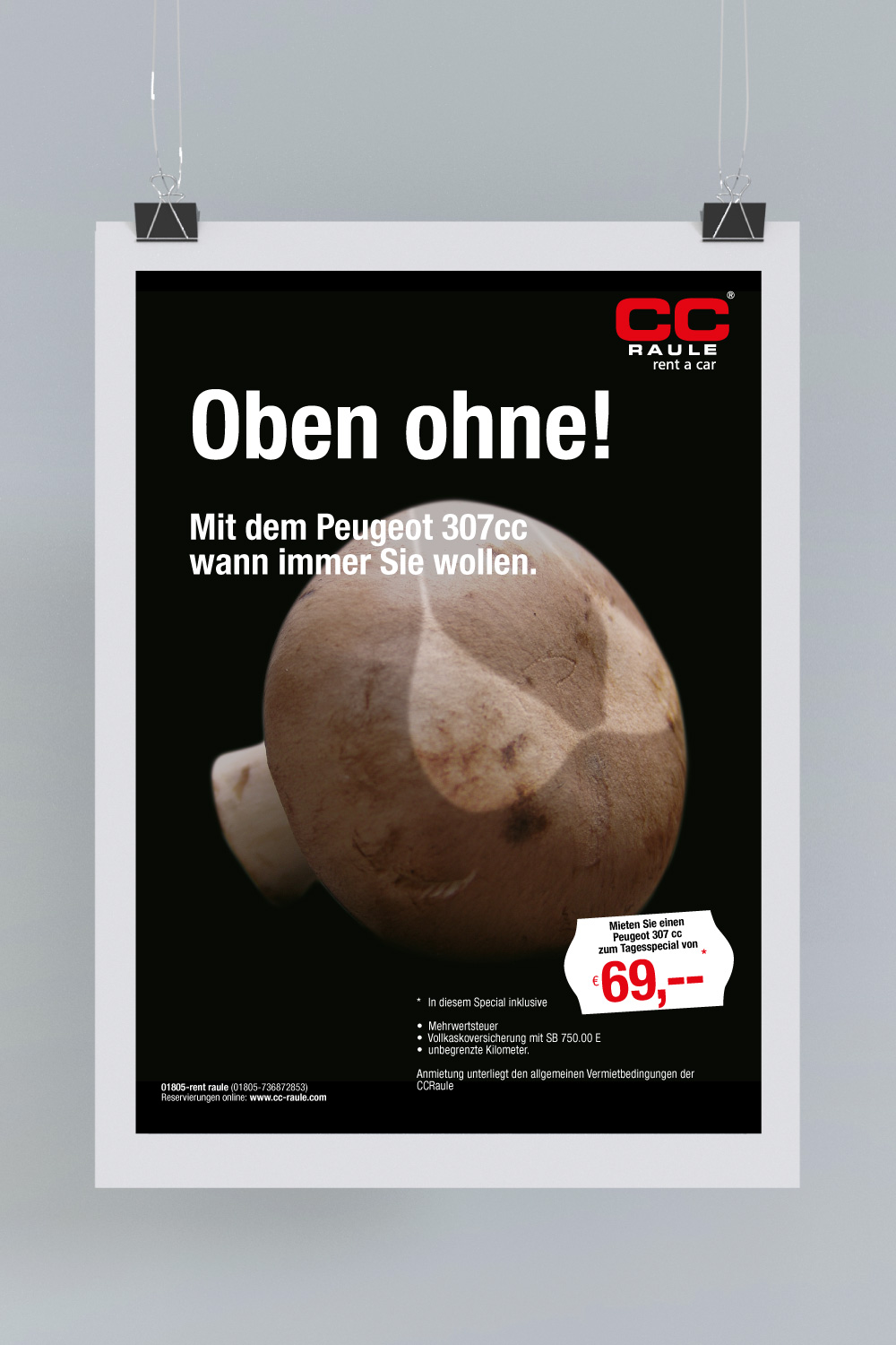 B2C Kampagne: Champion oben ohne